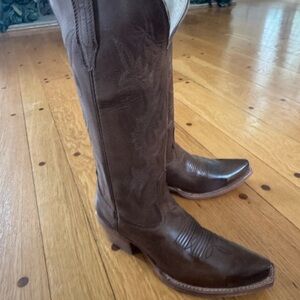 Freebird Dark Brown Heeled Boots